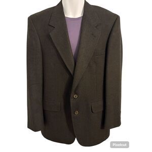 Gorgeous Brown Vintage 100% Wool Evan Picone Sports Coat. 38 Regular. 2 button.